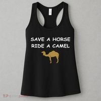 Save A Horse Ride A Camel Funny Women's Tank Top thumb 3