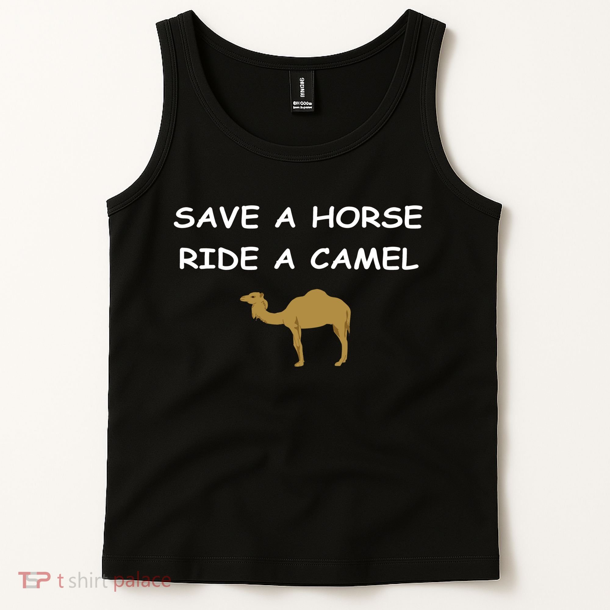 Save A Horse Ride A Camel Funny Tank Top