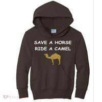 Save A Horse Ride A Camel Funny Kids Hoodie thumb 0
