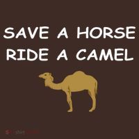 Save A Horse Ride A Camel Funny Kids Hoodie thumb 2
