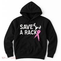 Save A Rack Breast Cancer Ribbon Hoodie thumb 0