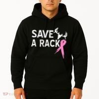 Save A Rack Breast Cancer Ribbon Hoodie thumb 2