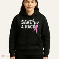 Save A Rack Breast Cancer Ribbon Hoodie thumb 5