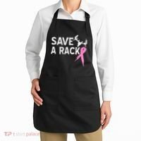 Save A Rack Breast Cancer Ribbon Apron thumb 2