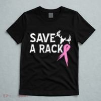 Save A Rack Breast Cancer Ribbon T-Shirt thumb 5