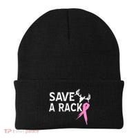 Save A Rack Breast Cancer Ribbon Beanie thumb 0