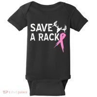 Save A Rack Breast Cancer Ribbon Baby Bodysuit thumb 0