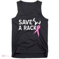 Save A Rack Breast Cancer Ribbon Tank Top thumb 0