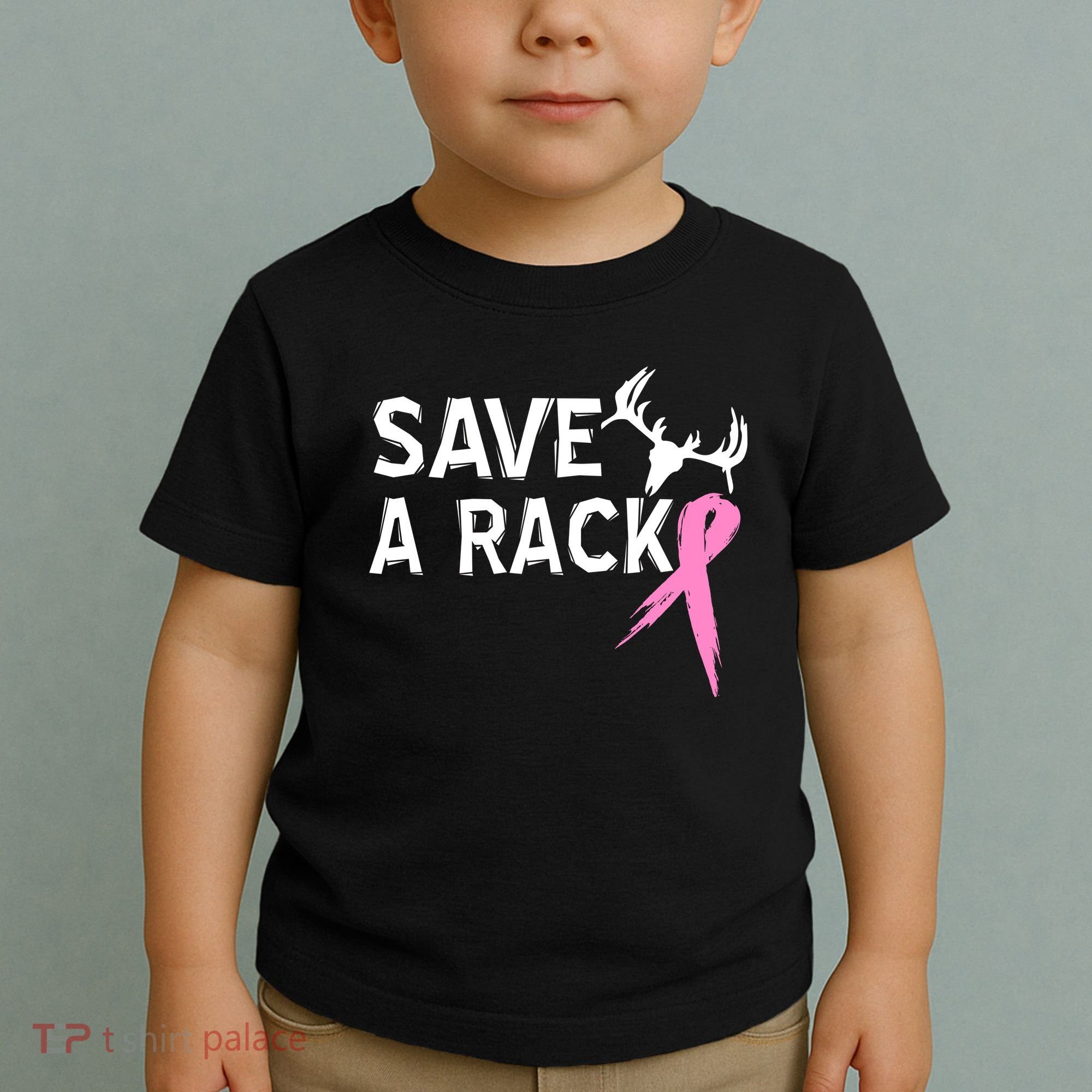 Save A Rack Breast Cancer Ribbon Toddler T-Shirt