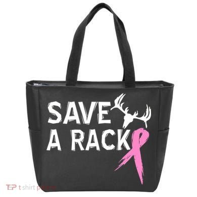 Save A Rack Breast Cancer Ribbon Tote Bag