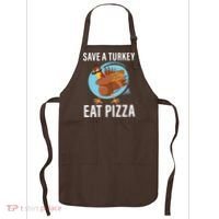 Save A Turkey Eat A Pizza Apron thumb 0