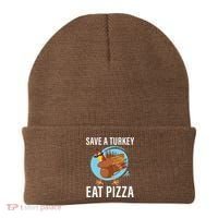 Save A Turkey Eat A Pizza Beanie thumb 0