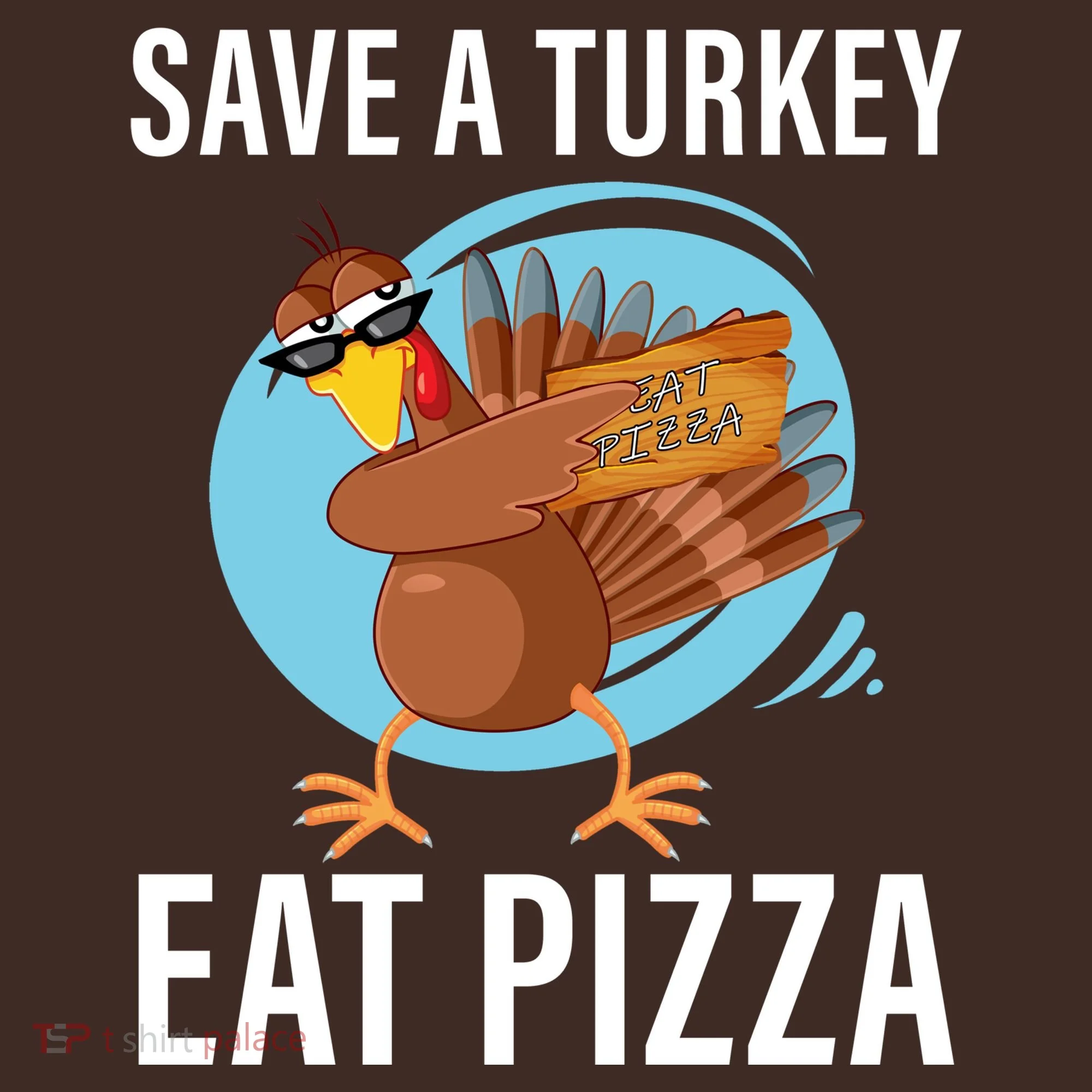 Save A Turkey Eat A Pizza Baby Bodysuit