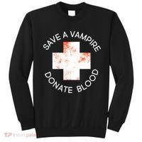 Save A Vampire Donate Blood Sweatshirt thumb 0