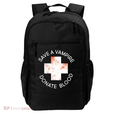 Save A Vampire Donate Blood Backpack