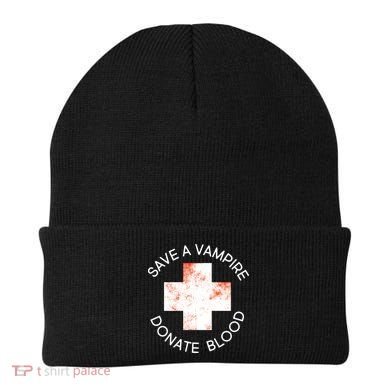 Save A Vampire Donate Blood Beanie