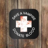 Save A Vampire Donate Blood Coaster thumb 0