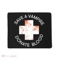 Save A Vampire Donate Blood Mousepad thumb 0