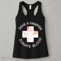 Save A Vampire Donate Blood Women's Tank Top thumb 3