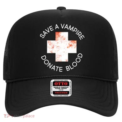 Save A Vampire Donate Blood Hat