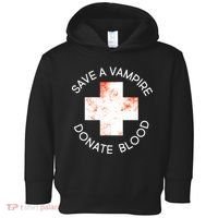 Save A Vampire Donate Blood Toddler Hoodie thumb 0