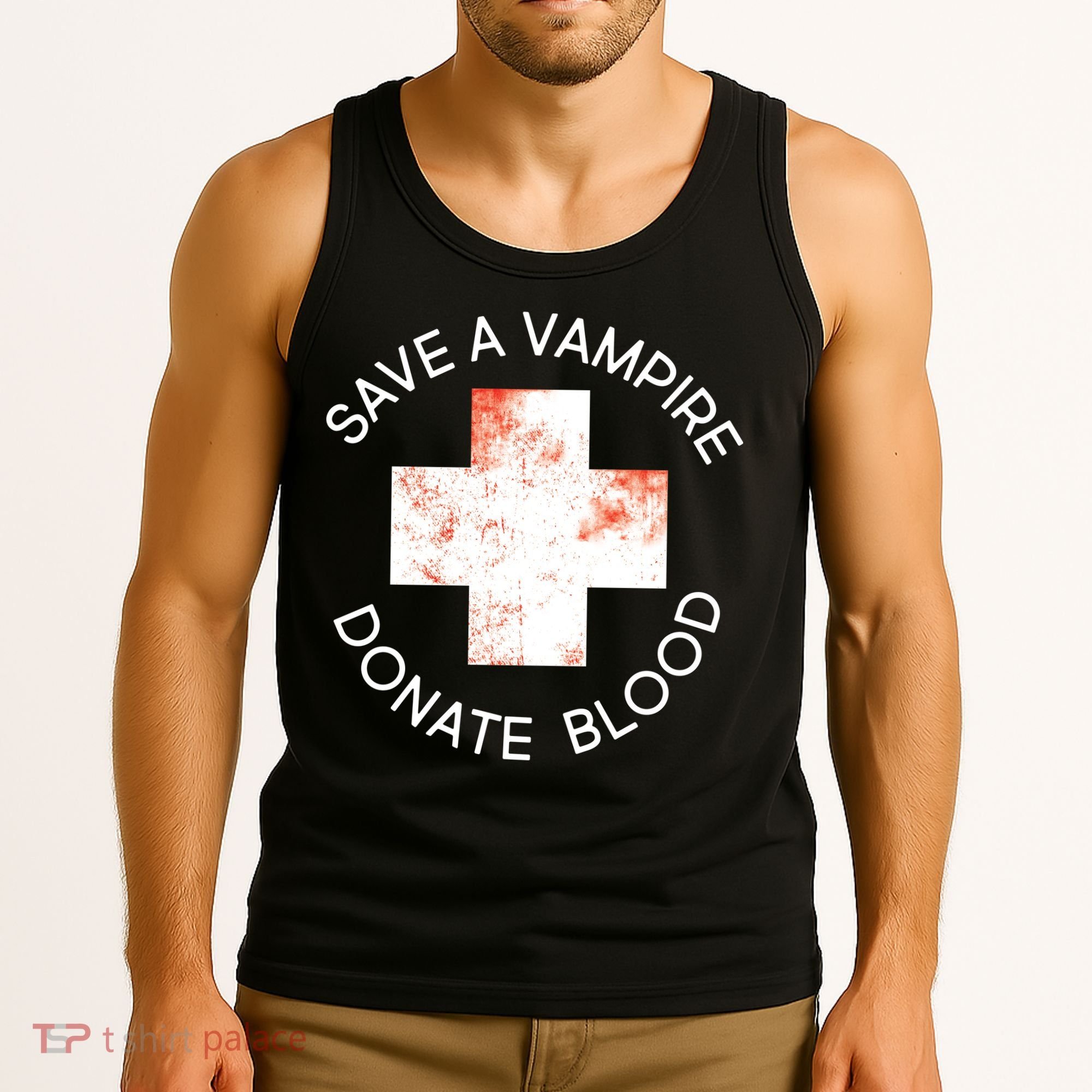 Save A Vampire Donate Blood Tank Top