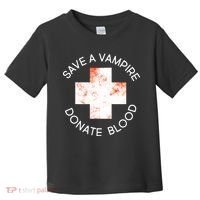 Save A Vampire Donate Blood Toddler T-Shirt thumb 0