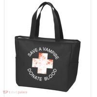 Save A Vampire Donate Blood Tote Bag thumb 3