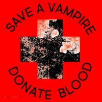 Save A Vampire Donate Blood Santa Hat thumb 1
