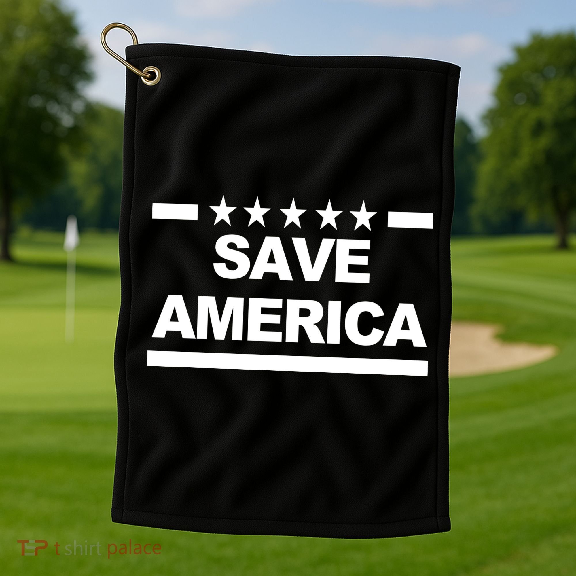 Save America Pro American Golf Towel