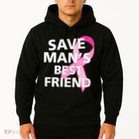 Save Man's Best Friend Breast Cancer Ribbon Hoodie thumb 2