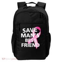 Save Man's Best Friend Breast Cancer Ribbon Backpack thumb 0