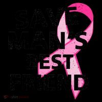 Save Man's Best Friend Breast Cancer Ribbon Coffee Mug thumb 5