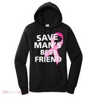 Save Man's Best Friend Breast Cancer Ribbon Women's Hoodie thumb 0