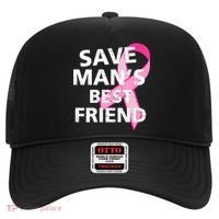 Save Man's Best Friend Breast Cancer Ribbon Hat thumb 0