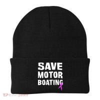 Save Motor Boating Breast Cancer Beanie thumb 0