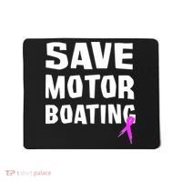 Save Motor Boating Breast Cancer Mousepad thumb 0