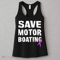 Save Motor Boating Breast Cancer Women's Tank Top thumb 3