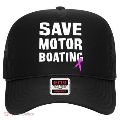 Save Motor Boating Breast Cancer Hat