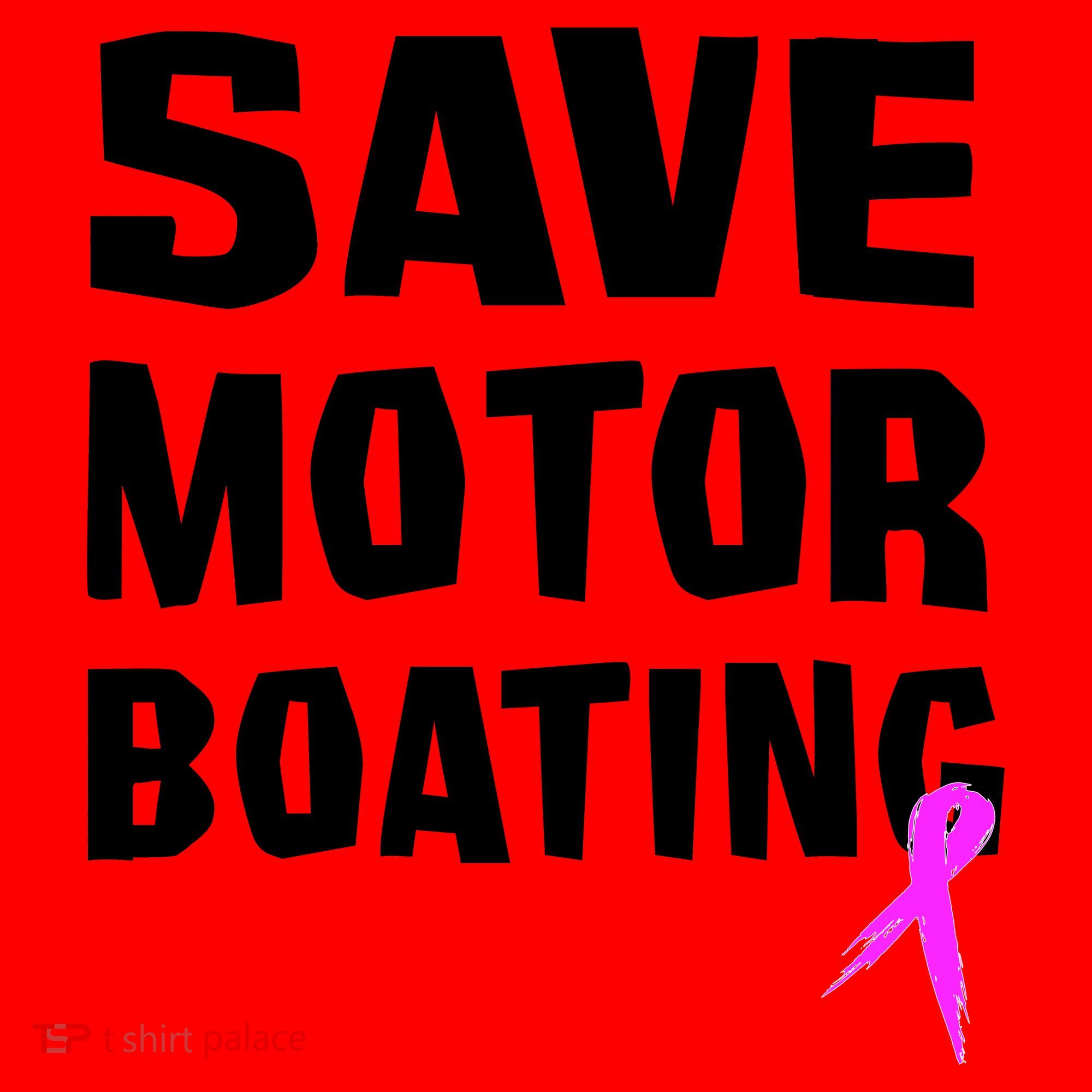 Save Motor Boating Breast Cancer Santa Hat