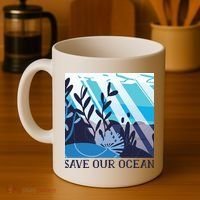 Save Our Ocean Coffee Mug thumb 4
