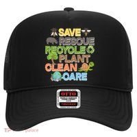Save Rescue Recycle Plant Clean Care Earth Day Hat thumb 0