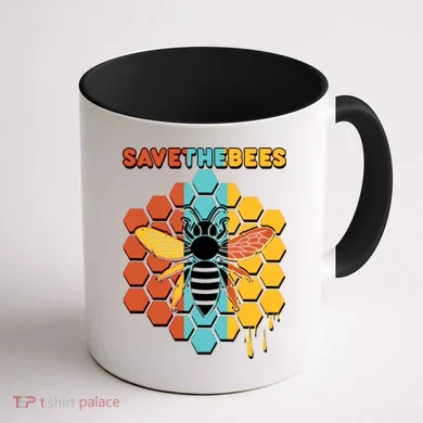 Save The Bees Coffee Mug back