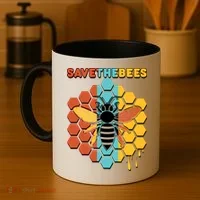 Save The Bees Coffee Mug thumb 4