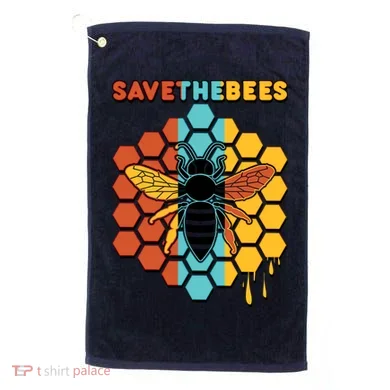 Save The Bees Golf Towel
