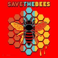 Save The Bees Santa Hat thumb 1
