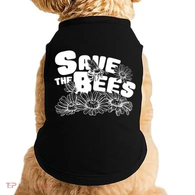 Save The Bees Floral Doggie Tank