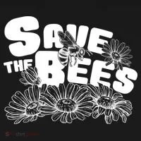 Save The Bees Floral Doggie Tank thumb 4