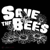 Save The Bees Floral USA-Made Doggie Bandana thumb 2