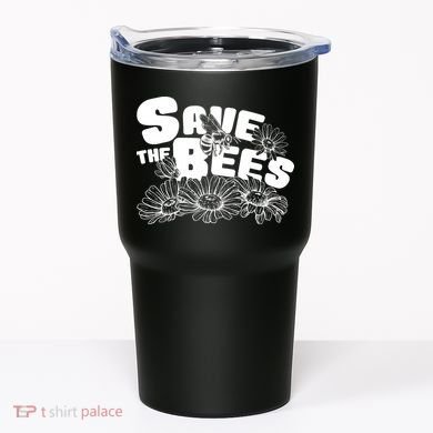 Save The Bees Floral Tumbler